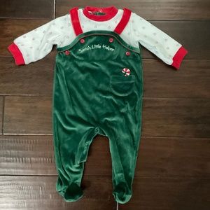 Baby Christmas Footie Pajamas 6-9 mos.